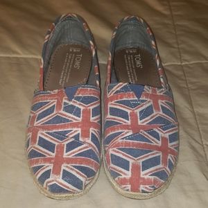 Toms Classic Union Jack Slip-On Espadrilles
